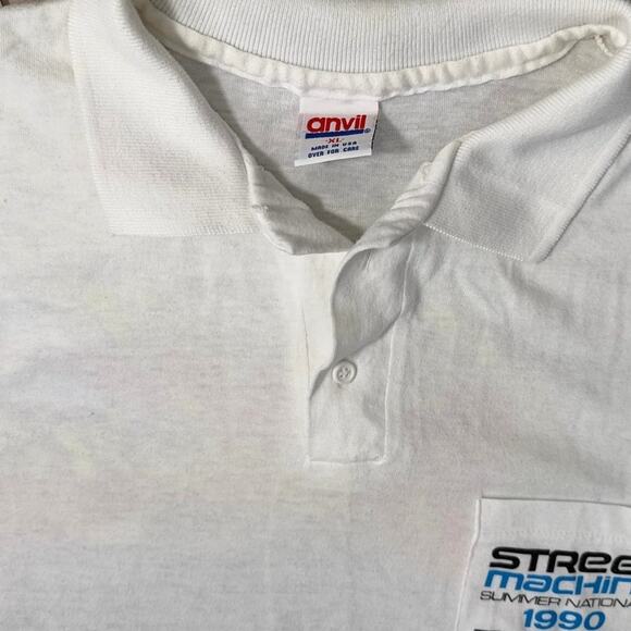 Vintage Street Machines Summer Nationals 1990 Participant Polo Mens XL - Picture 5 of 7